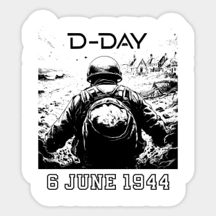 D-Day Sticker